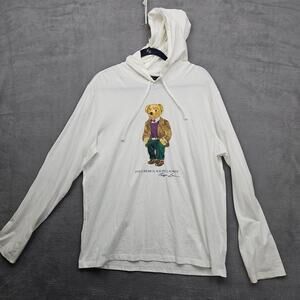 Polo Ralph Lauren Polo Bear Graphic Hoodie Size Large